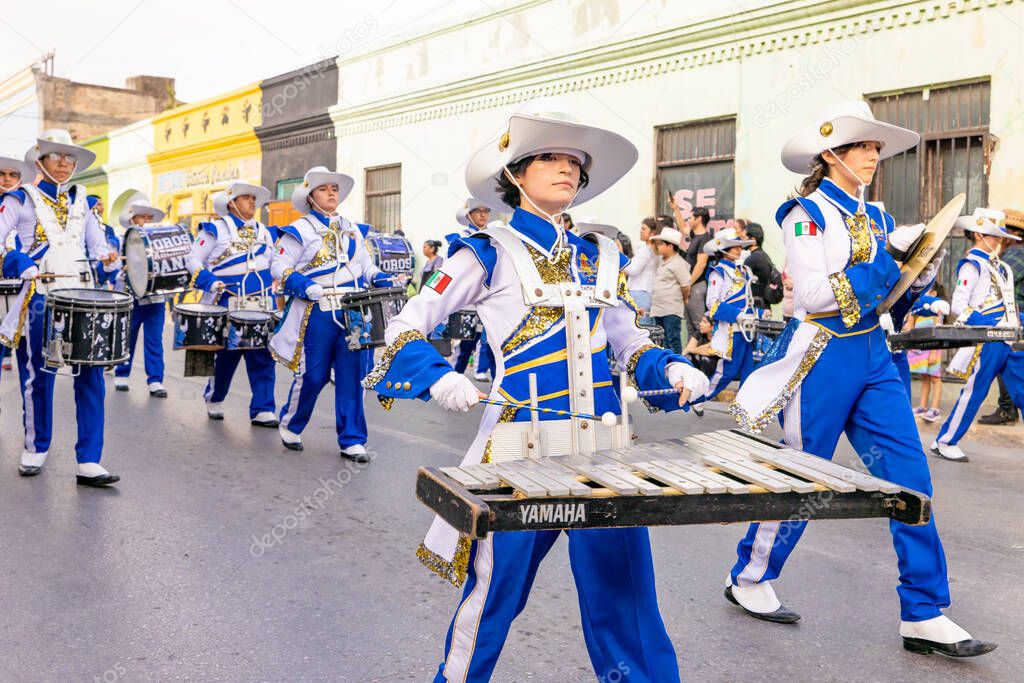 Matamoros, Tamaulipas, México 25 de febrero de 2023 Desfile de