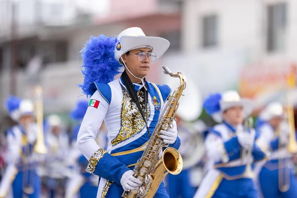Valle Hermoso Tamaulipas México Marzo 2023 Desfile Del Aniversario Ciudad — Foto de Stock