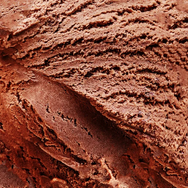 Dark Chocolate Ice Cream Background Chocolate Tenure Patter — Stock Photo, Image