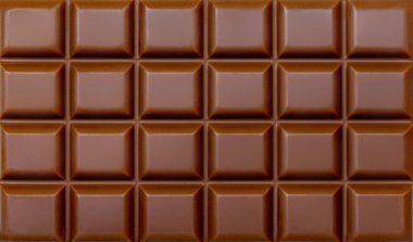 Arka planda sütlü çikolata var. Çikolata desenli. Yüksek çözünürlüklü resim u kapat