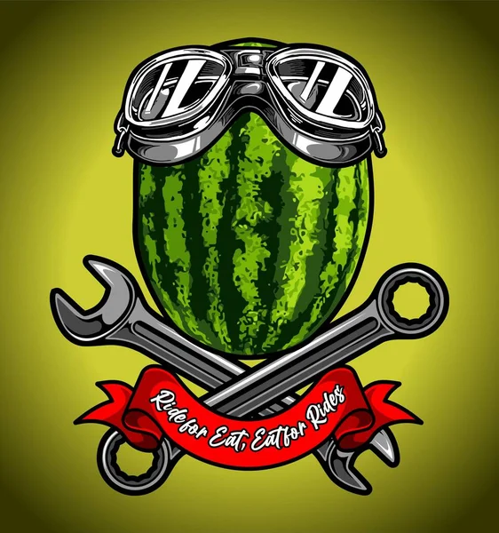 Pepene Verde Care Devenit Logo Clubului — Vector de stoc