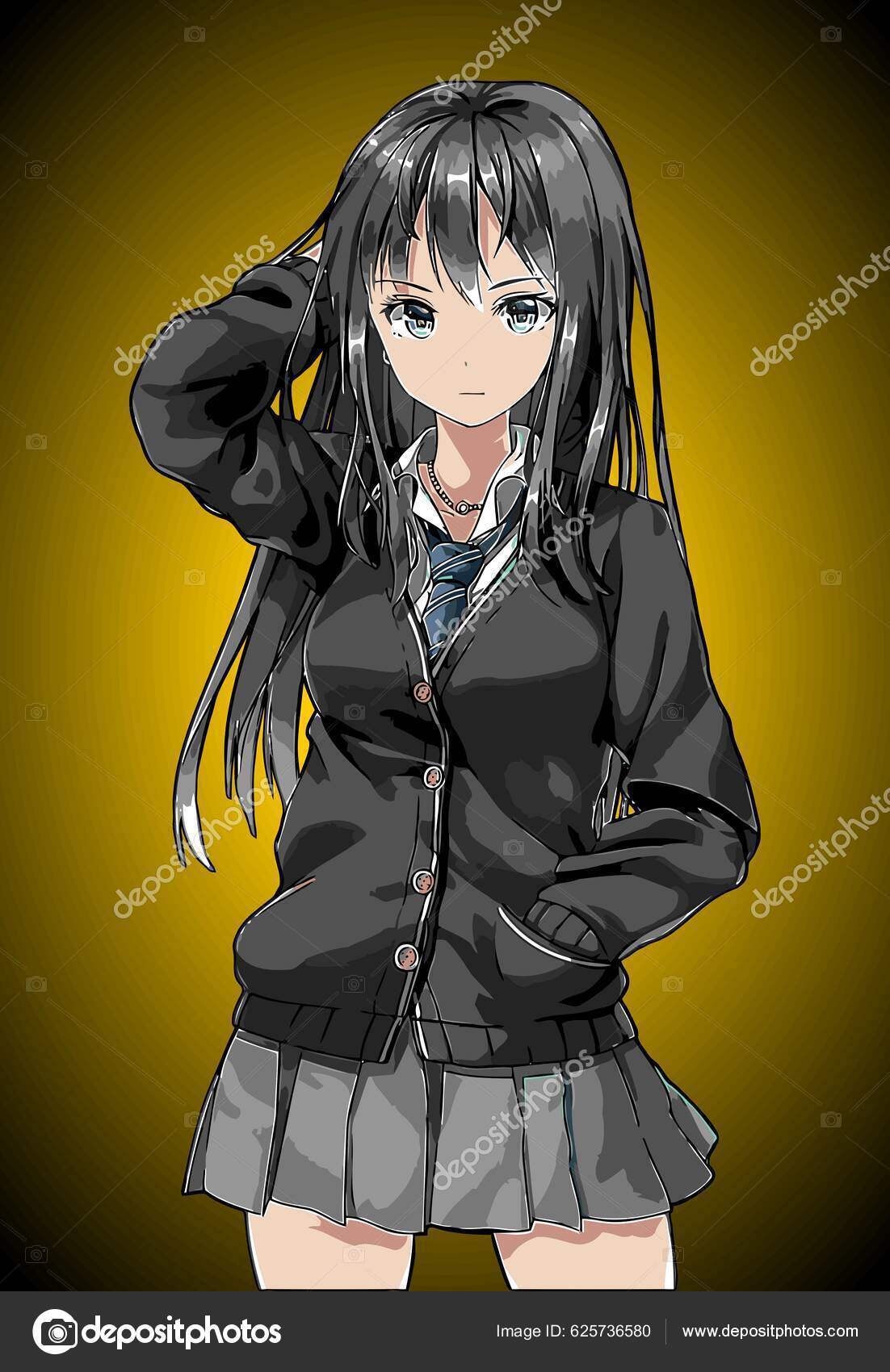 Black Anime Group Anime Vector HD wallpaper  Pxfuel