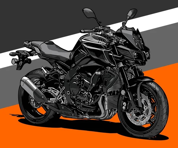 Modèle Vectoriel Vélo Noir — Image vectorielle