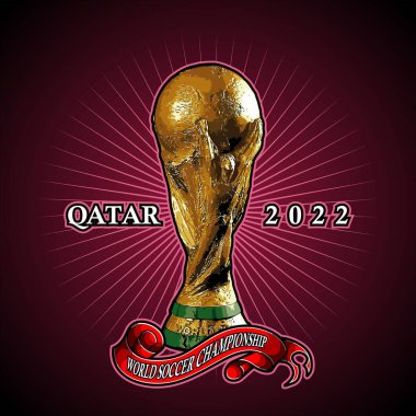 kupa ve kurdele vektör şablonu