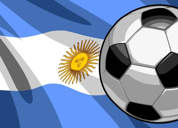 Fotbalové Míče Vlajky Zemí Mistrovství Světa — Stockový vektor