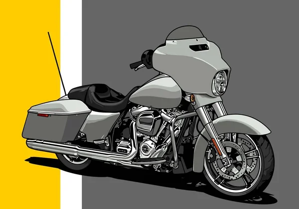 Szablon Wektora Motocykla Dla Potrzeb Projektowania Graficznego — Wektor stockowy