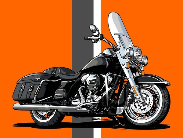 Motocyklový Vektor Šablona Pro Grafický Design Potřeby — Stockový vektor