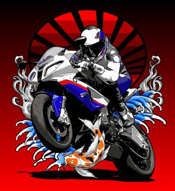motor sporu tekerlekli vektör şablonu 