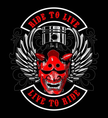 grafik tasarımı için motorcu vektör şablonu