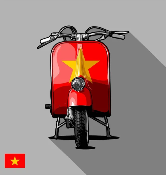 Scooter Vector Template Graphic Design Needs — 图库矢量图片