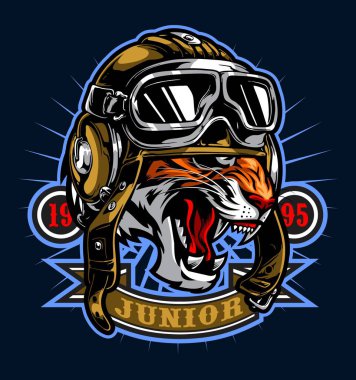 Gözlük takan hayvan vektör şablonu 