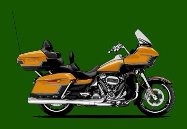  Tasarım ihtiyaçları için motosiklet kruvazörü vektör şablonu 