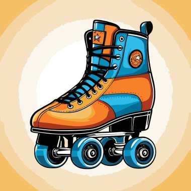 roller skate vector for design needs clipart