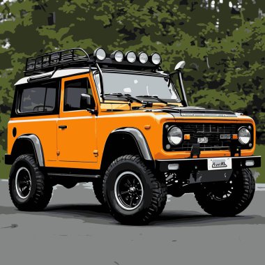 Grafik tasarımı için SUV