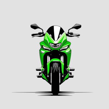 grafik tasarım amaçları için vektör sanat motosikleti