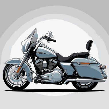 grafik tasarım amaçları için vektör sanat motosikleti