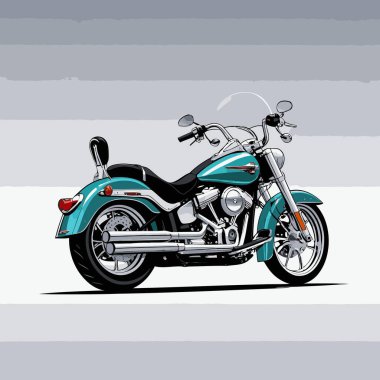 grafik tasarım amaçları için vektör sanat motosikleti
