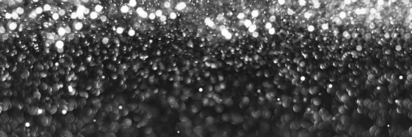 Γκρι Μαύρο Αστραφτερό Glitter Bokeh Φόντο Αφηρημένη Αφυδατωμένη Υφή Φώτα — Φωτογραφία Αρχείου