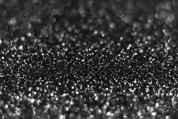 Gris Negro Brillante Brillo Fondo Bokeh Textura Abstracta Desenfocada Luces — Foto de Stock