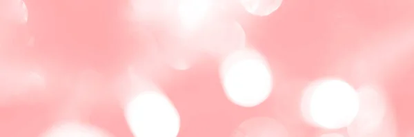 Blurred Lights Pink Background Banner Texture Abstract Bokeh Soft Light — Stock Fotó