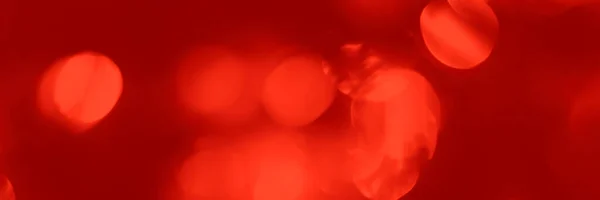 Blurred Lights Red Background Banner Texture Abstract Bokeh Soft Light —  Fotos de Stock