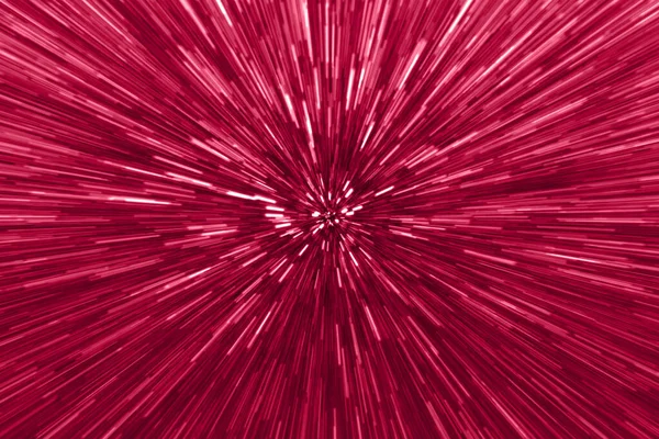 Viva Magenta Zoom Perspectiva Fundo Abstrato Efeito Explosão Suave Padrão Imagem De Stock