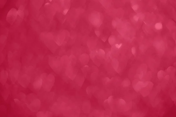 2023年流行的洋红色 粉色的红心 闪闪发光的波克背景 情人节抽象的脱焦纹理 — 图库照片