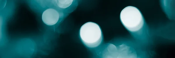 Luzes Desfocadas Fundo Azul Escuro Textura Banner Bokeh Abstrato Com Imagem De Stock