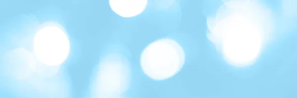 Blurred Lights Blue Background Banner Texture Abstract Bokeh Soft Light — Stock Fotó