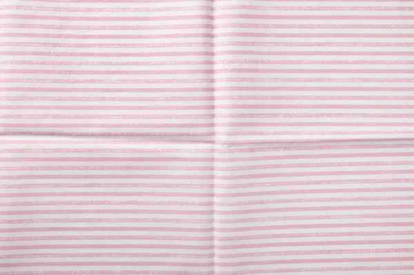 Rosa Und Weiß Gestreifte Baumwolltextur Textiler Hintergrund — Stockfoto