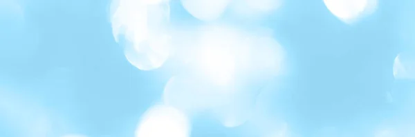 Blurred Lights Blue Background Banner Texture Abstract Bokeh Soft Light — Zdjęcie stockowe