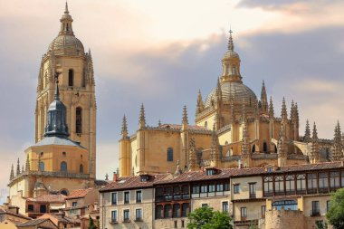 Cathedral de Segovia in the Spanish town Segovia ( UNESCO World Heritage Site)