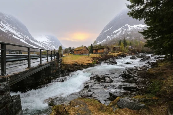 雷诺门国家公园 挪威语 雷诺门纳索纳尔公园 是挪威的一个国家公园 始建于2006年 位于挪威莫雷奥格罗姆斯达尔县和英纳兰代特县 — 图库照片