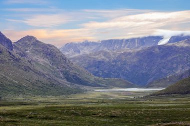 Norveç 'in orta kesimindeki Jotunheimen Milli Parkı' nda doğa ve manzara