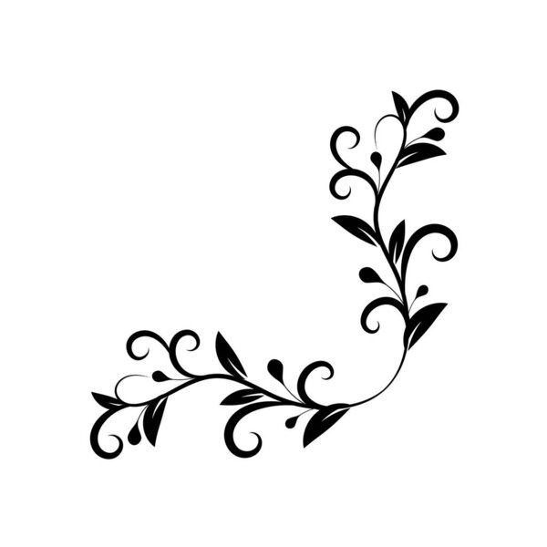 floral ornament vector design illustration isolated