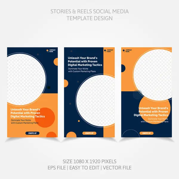 İş afişi sosyal medya şablonu dizaynını sergiliyor. Vektör tasarımı, değiştirmesi kolay resim uzayı sağlar. tanıtım sitesi için, instagram, facebook, twitter, linkedin ve daha fazlası gibi sosyal medya hikayeleri için.