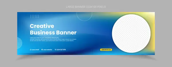 şablon pankart iş tasarımı web sitesi tanıtımı