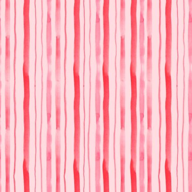 Suluboya pembe çizgili, pürüzsüz desen