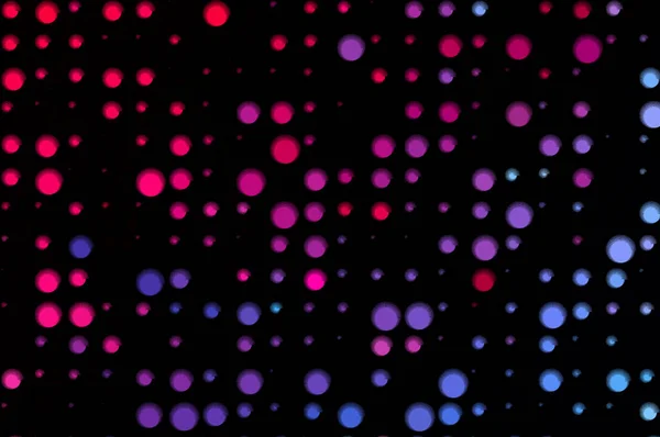Circle Neon Light Disco Light Grid — Stock Photo, Image