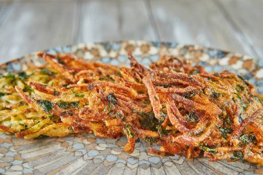 Patates ve maydanozlu Provence Körfezi. Fransız gurme mutfağı.