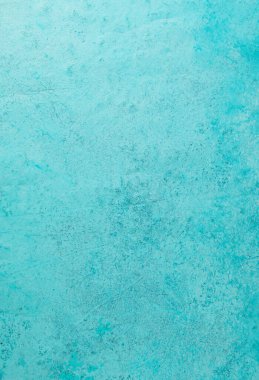 Yiyecek ve ürün fotoğrafçılığı için mavi beton arkaplan dokusu.