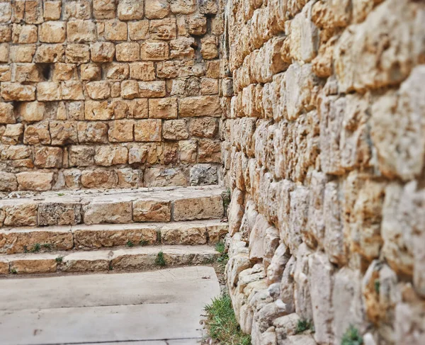 Kamenná Zeď Starobylého Hradu Pozadí Textury — Stock fotografie