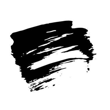 Vektör Fırça Vuruşu. Grunge mürekkep kalemi. Sıkıntılı tüy kalem. Siyah daire, modern desenli kalem darbesi. Keskin bir tüy tarafından mürekkeple çizilmiş kıvrımlar.