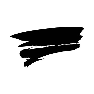 Vektör Fırça Vuruşu. Grunge mürekkep kalemi. Sıkıntılı tüy kalem. Siyah daire, modern desenli kalem darbesi. Keskin bir tüy tarafından mürekkeple çizilmiş kıvrımlar.