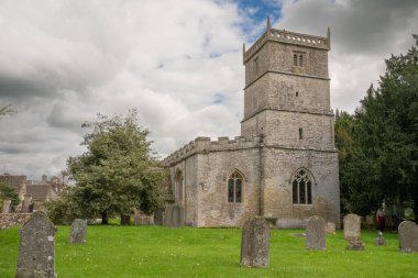 Aziz John Vaftizci 12. yüzyıl Kilisesi, Charlton, Wiltshire, Birleşik Krallık