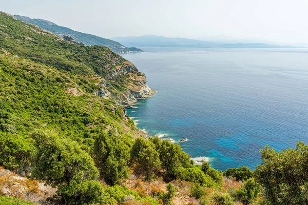 Beautiful Panoramic Summer View Cape Corse France — Stock Photo, Image