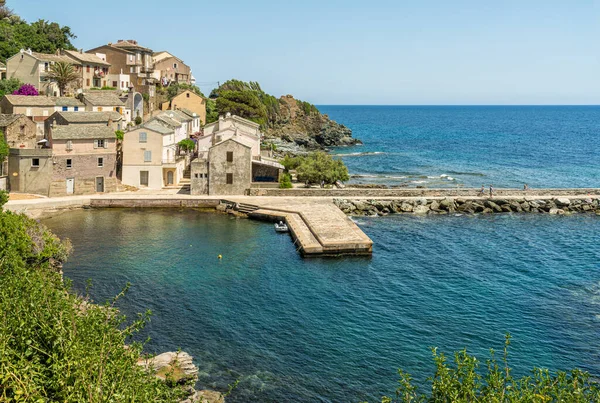 Picturesque Village Porticciolo Cap Corse Summer Morning France — Stock Photo, Image