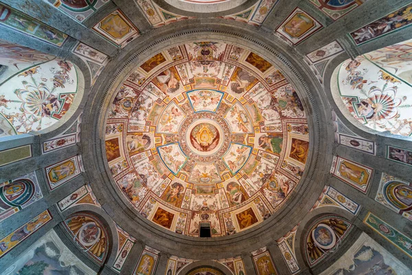 Marvelous Frescoed Staircase Farnese Palace Caprarola Province Viterbo Lazio Italy — Stock Photo, Image