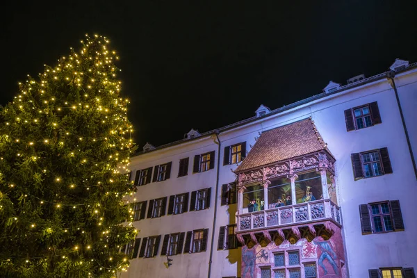 Красивый Красочный Рождественский Рынок Австрии 2022 Декабря — стоковое фото