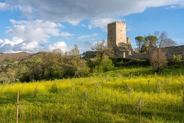 Vista Panorámica Arpino Antigua Ciudad Provincia Frosinone Lazio Centro Italia — Foto de Stock